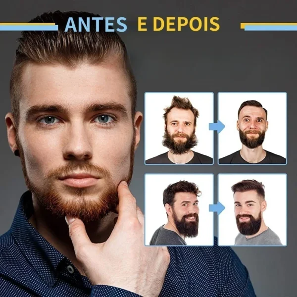 Chapinha prancha Modelador E Alisador De Cabelo E Barba Masculino - Image 3