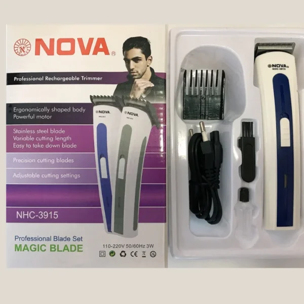 Máquina de Cortar Cabelo e/ou Barbeador Portátil 3915 Bivolt Recarregável - Image 5