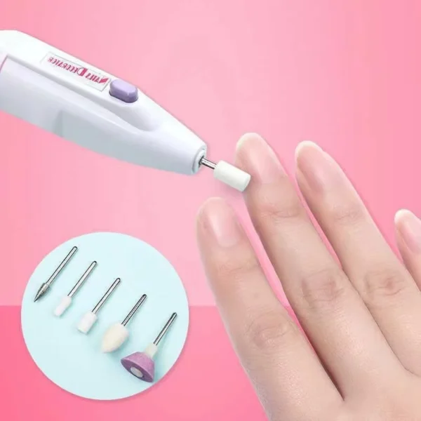 Lixa Elétrica Unhas Manicure Profissional Pedicure Sem Fio