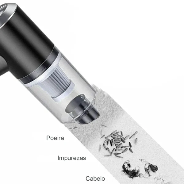Aspirador de pó portátil multifuncional de alta potência de 120 W - Image 5
