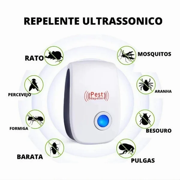 Repelente Eletrônico Ultrasonic Electromagnetic - Image 4