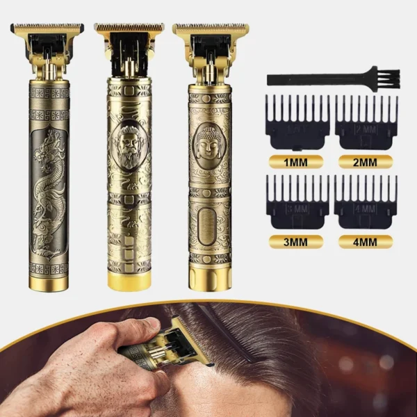 Máquina De Cortar Cabelo Elétrico Profissional