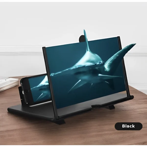 Ampliadora Tela 3d Suporte 12 polegadas Dobrável Zoom Celular Lente De Aumento