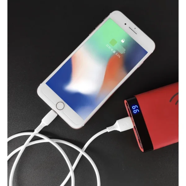 Cabo USB para iPhone Lightning 1 metro de carregamento rápido - Image 2