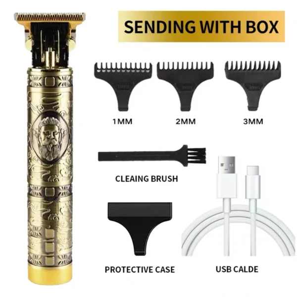 Máquina De Cortar Cabelo Elétrico Profissional - Image 10
